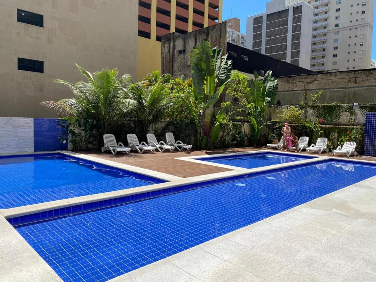 Flat Em Pitangueiras - Sacada Gourmet, 3 Dorms, Limpeza Diaria E Serv De Praia Lägenhet Guarujá Exteriör bild